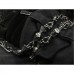 Silver Skull Hand Wallet / key Chain  TBE89